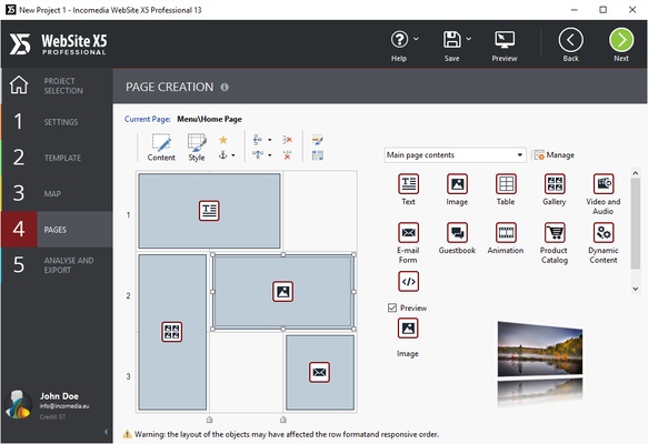 Website X5 Pro screenshot 1