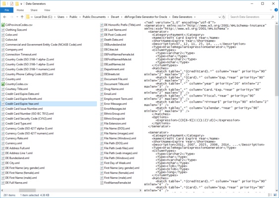 dbForge Data Generator for Oracle screenshot 1