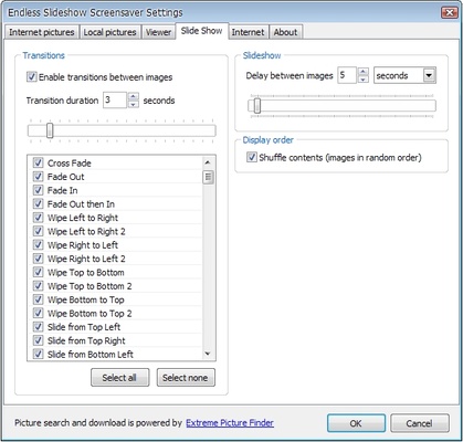 Endless Slideshow Screensaver screenshot 1