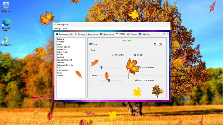 Desktop Lux screenshot 1