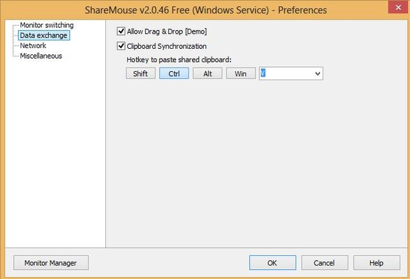 ShareMouse screenshot 1