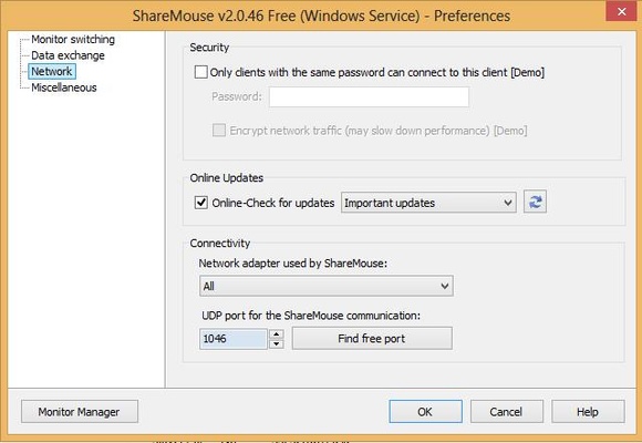 ShareMouse screenshot 1
