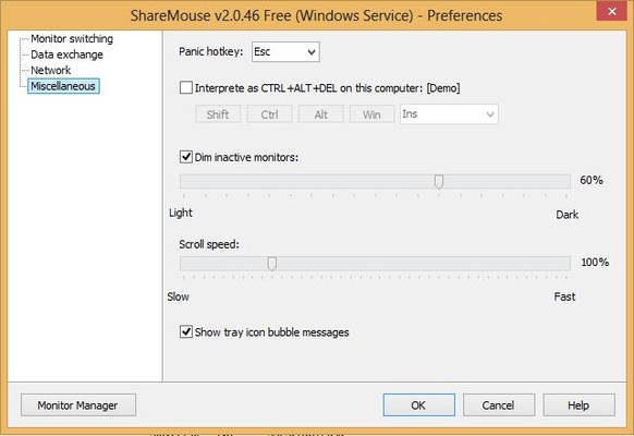 ShareMouse screenshot 1