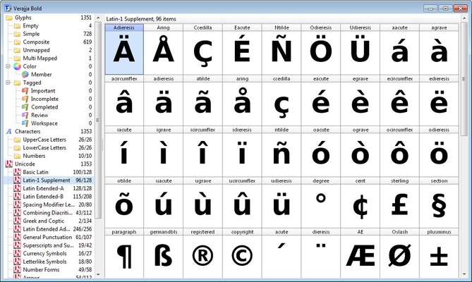 FontCreator screenshot 1