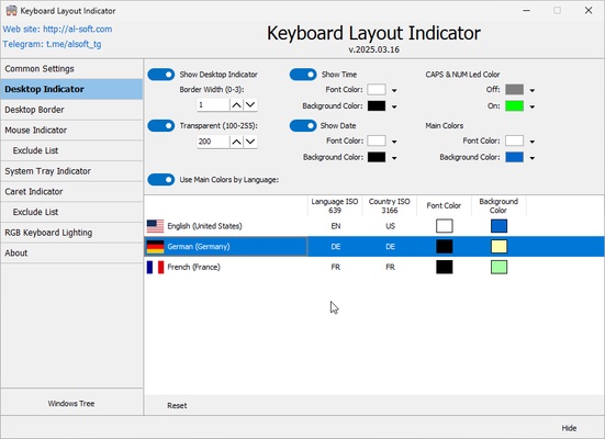 Keyboard Layout Indicator screenshot 1