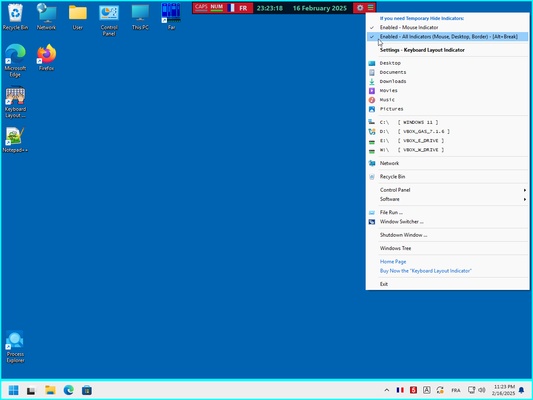 Keyboard Layout Indicator screenshot 1