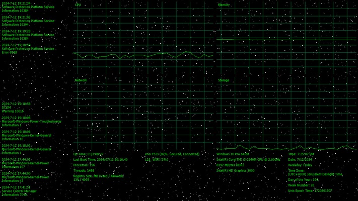 System Scanner Screensaver screenshot 1