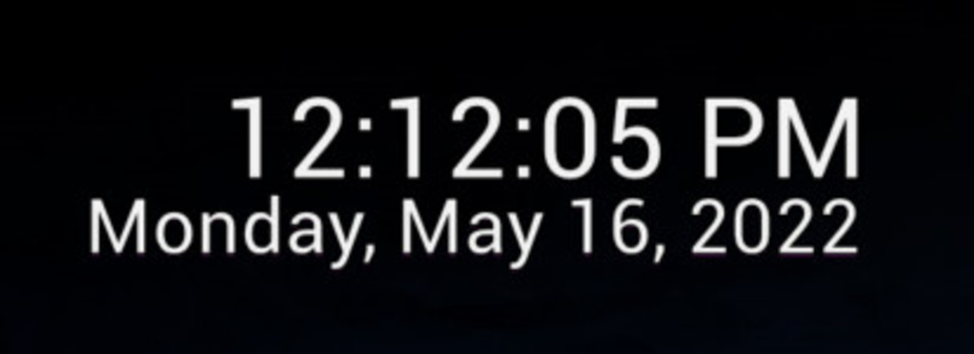 DesktopDigitalClock screenshot 1