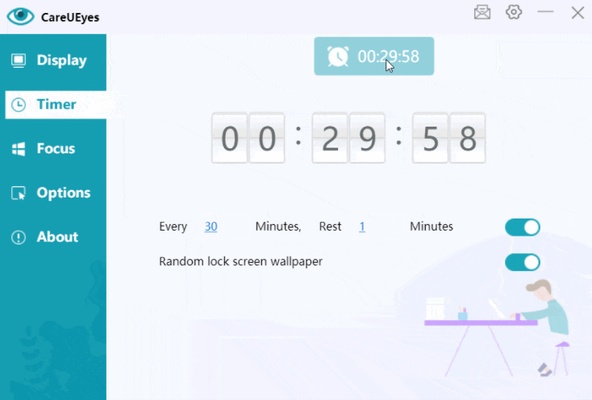 CareUEyes Lite screenshot 1