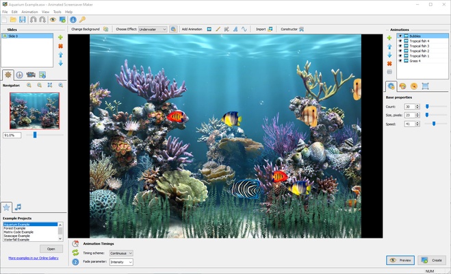 Animated Screensaver Maker screenshot 1