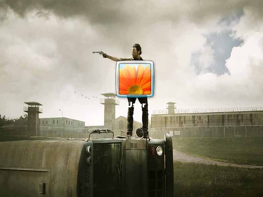 The Walking Dead Logon Screen screenshot 1