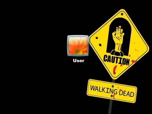 The Walking Dead Logon Screen screenshot 1