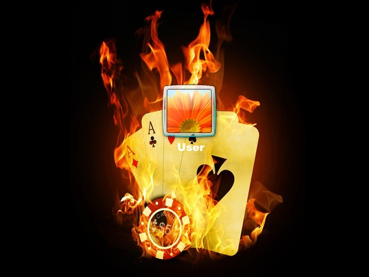 Red Fire Logon Screen screenshot 1