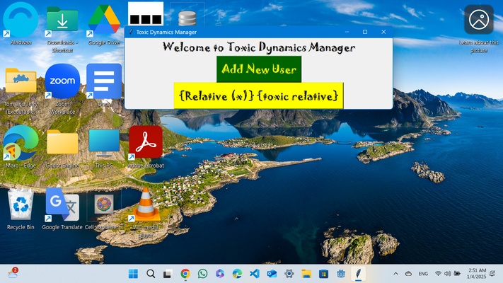 Toxic Dynamics Manager screenshot 1