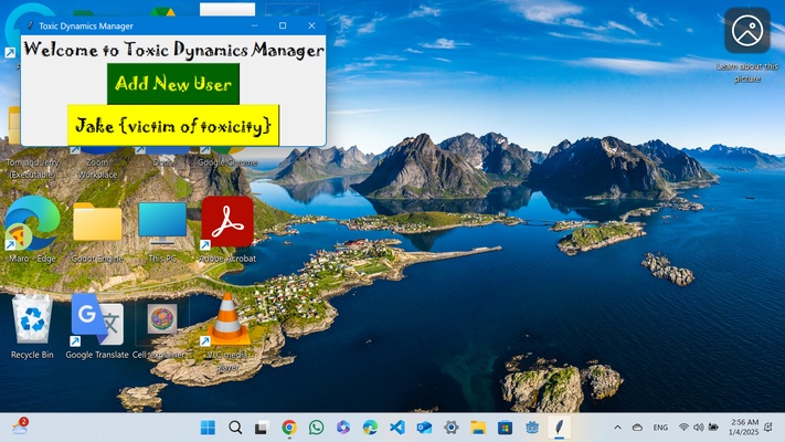 Toxic Dynamics Manager screenshot 1