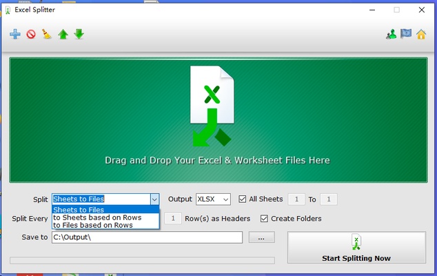 Excel Splitter screenshot 1
