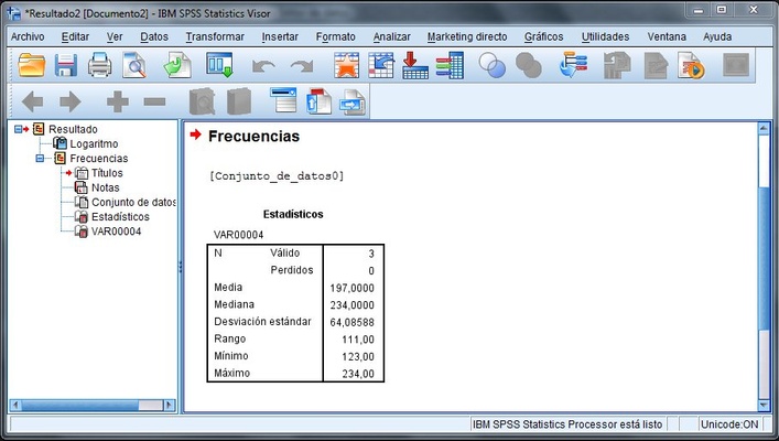 IBM SPSS Statistics screenshot 1