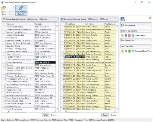 Rons Data Stream screenshot 1