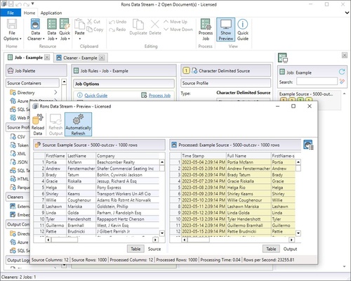 Rons Data Stream screenshot 1