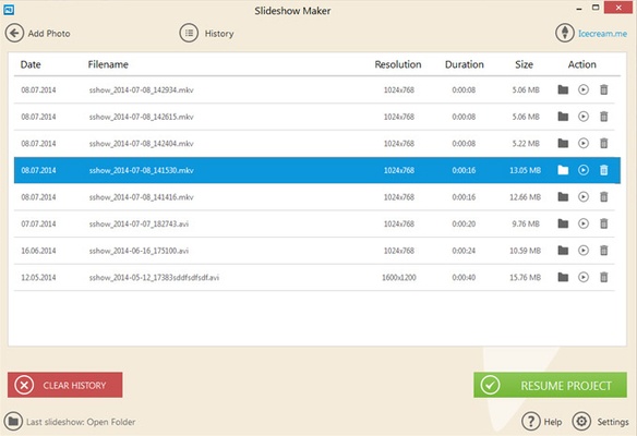 IceCream Slideshow Maker screenshot 1