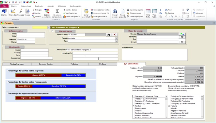 WinPYME screenshot 1
