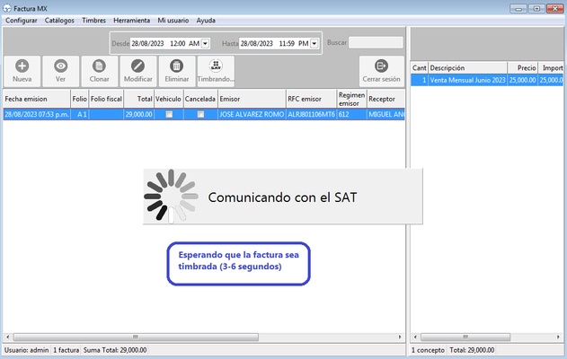 Factura MX screenshot 1