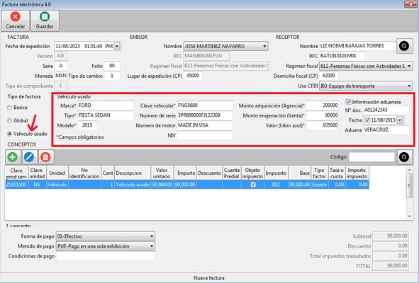Factura MX screenshot 1