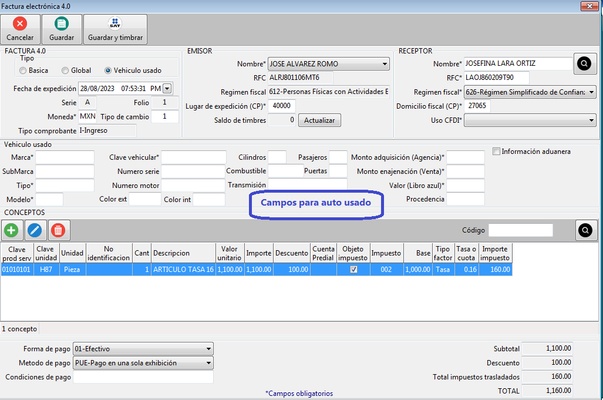 Factura MX screenshot 1