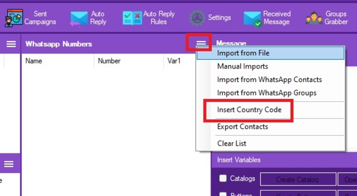 WhatSender screenshot 1