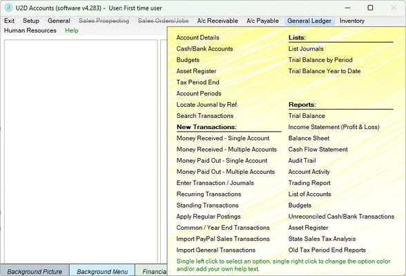 Adminsoft Accounts screenshot 1