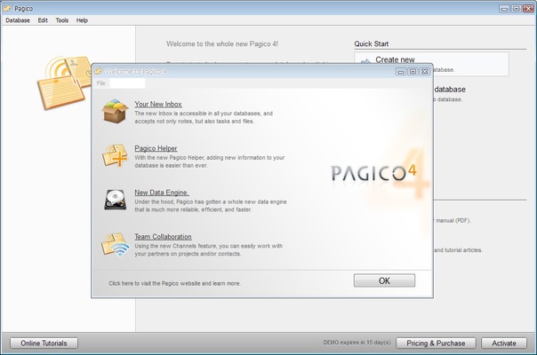 Pagico screenshot 1