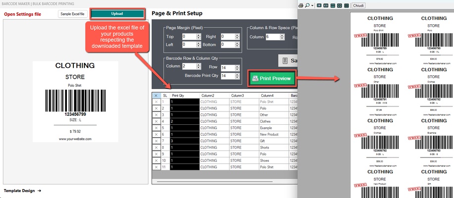 Free Barcode Maker Software screenshot 1
