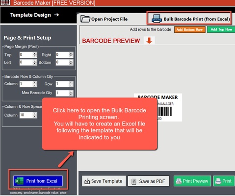 Free Barcode Maker Software screenshot 1