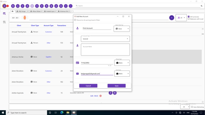 LedgerApp screenshot 1
