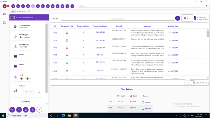 LedgerApp screenshot 1