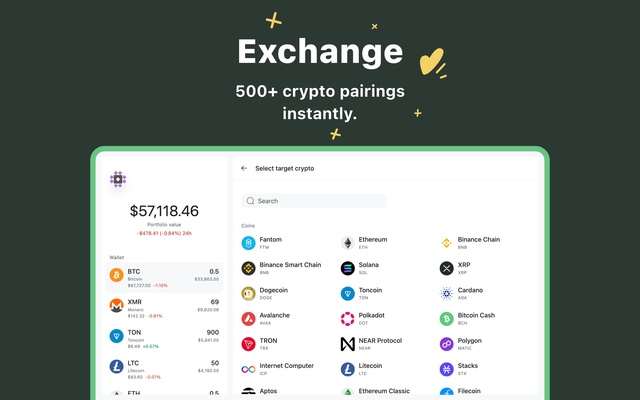 Coin Wallet (CoinSpace) screenshot 1