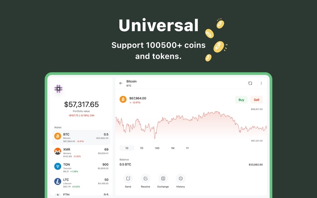 Coin Wallet (CoinSpace) screenshot 1