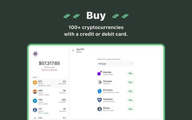Coin Wallet (CoinSpace) screenshot 1