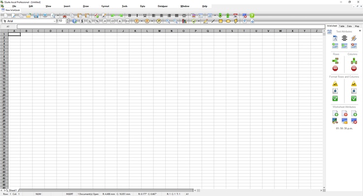 SSuite Axcel Professional Spreadsheet screenshot 1
