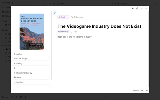 Capacities screenshot 1