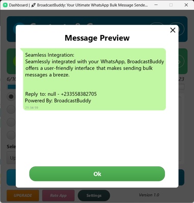 BroadcastBuddy - Bulk WhatsApp Messaging Made Easy screenshot 1