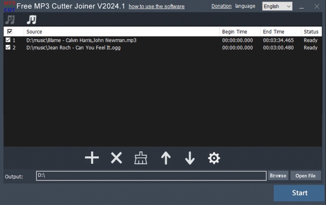 Free MP3 Cutter Joiner screenshot 1