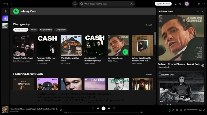 Spotify screenshot 1