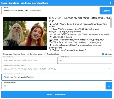 EnergyGrabTube screenshot 1