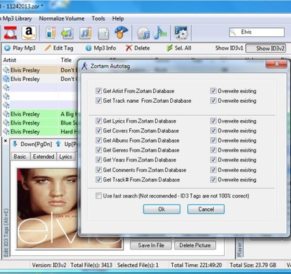 Zortam Mp3 Media Studio screenshot 1