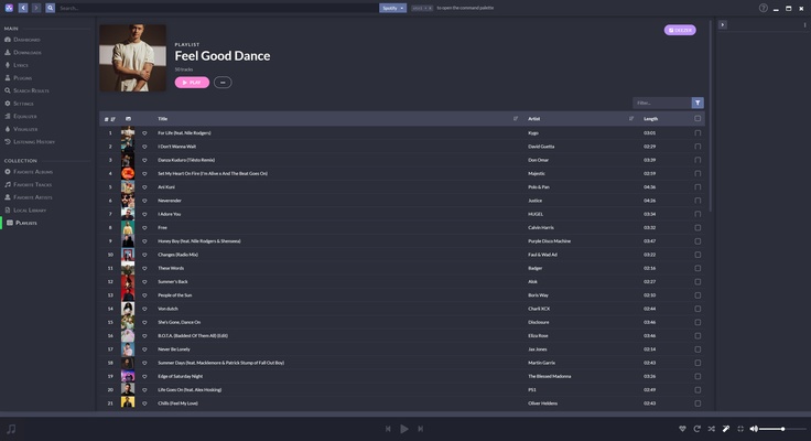 Nuclear Music Player screenshot 1