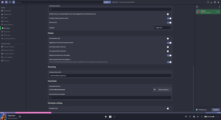 Nuclear Music Player screenshot 1