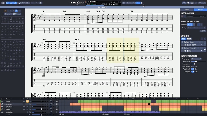 Guitar Pro screenshot 1