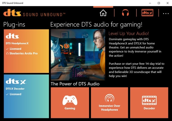 DTS Sound Unbound screenshot 1