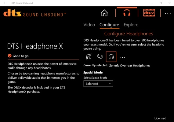 DTS Sound Unbound screenshot 1